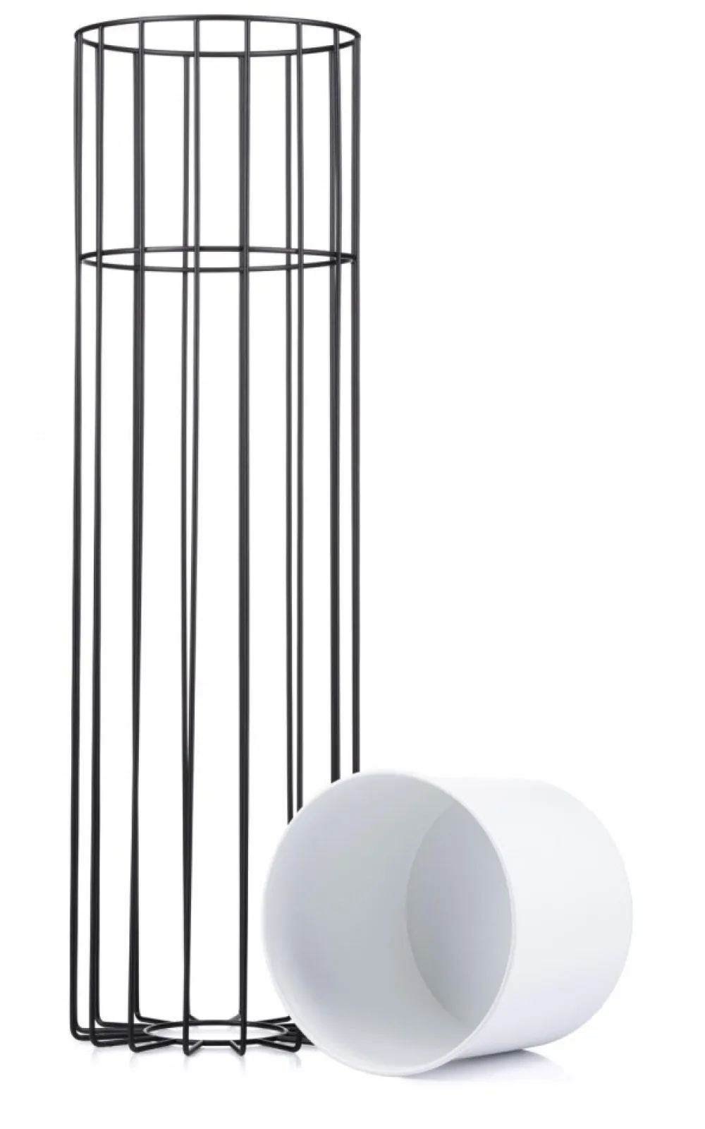 Kwietnik nowoczesny z osłonką 70 cm LOFT metalowy * HowHomely Hot