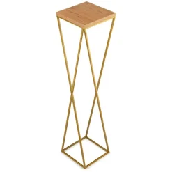 Kwietnik stojak 100 cm złoty metal GLAMOUR * HowHomely Sale