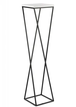 Kwietnik stojak na kwiaty 100 cm LOFT czarno biały * HowHomely Outlet