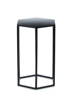 Kwietnik stojak na kwiaty czarny 40 cm LOFT * HowHomely New
