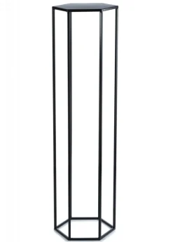 Kwietnik stojak na kwiaty czarny 100 cm LOFT * HowHomely Best