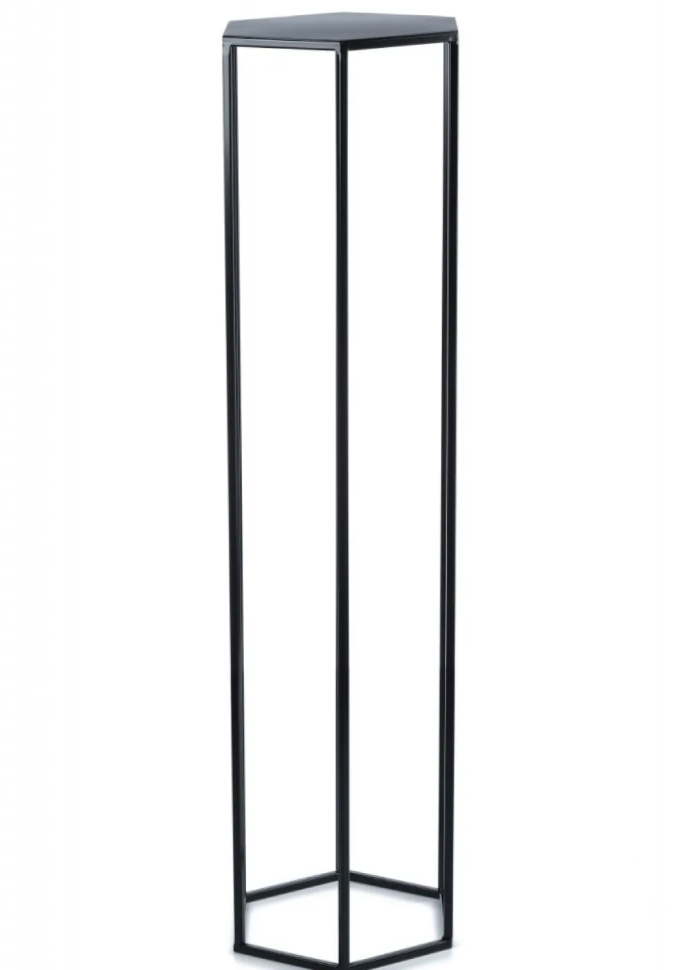 Kwietnik stojak na kwiaty czarny 100 cm LOFT * HowHomely Best