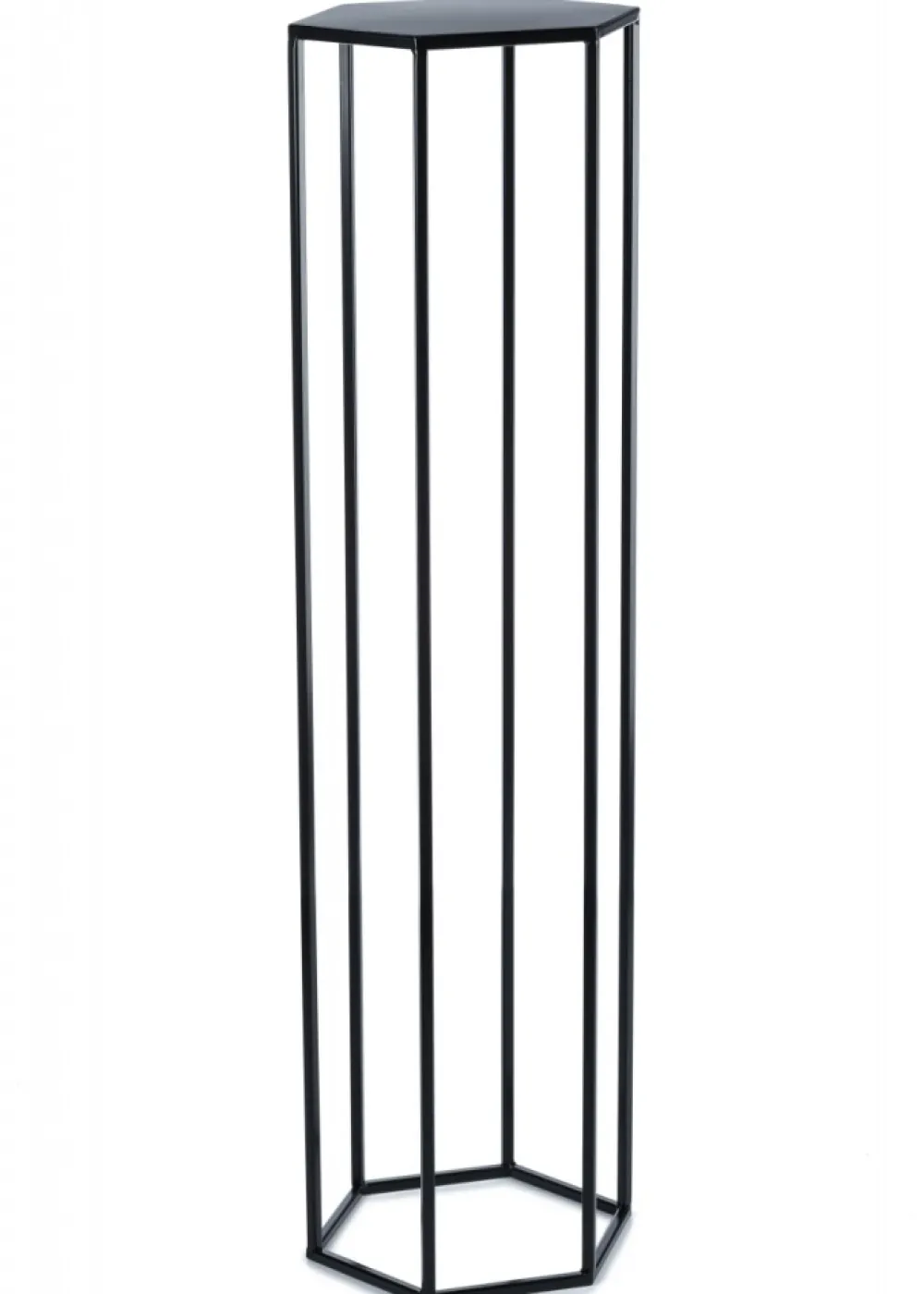 Kwietnik stojak na kwiaty czarny 100 cm LOFT * HowHomely Best