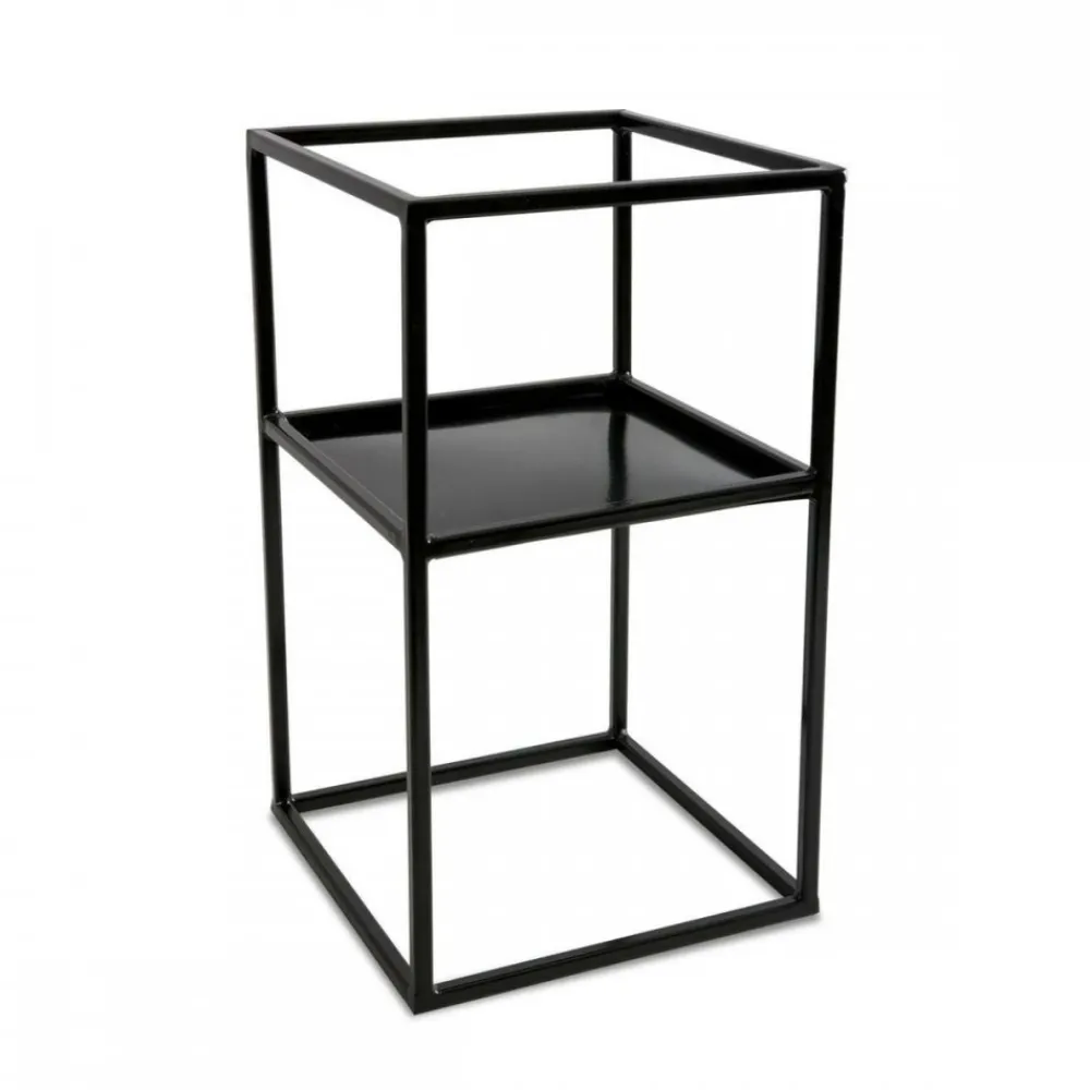 Kwietnik stojak na kwiaty z półką 40 cm LOFT * HowHomely Discount