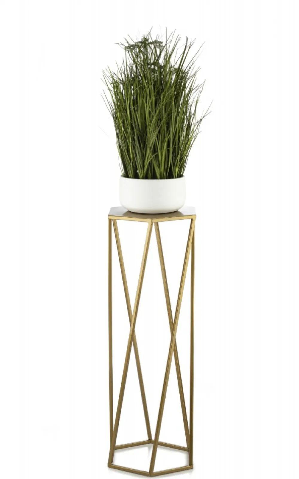 Kwietnik stojak na rośliny złoty 70 cm GLAM * HowHomely Hot