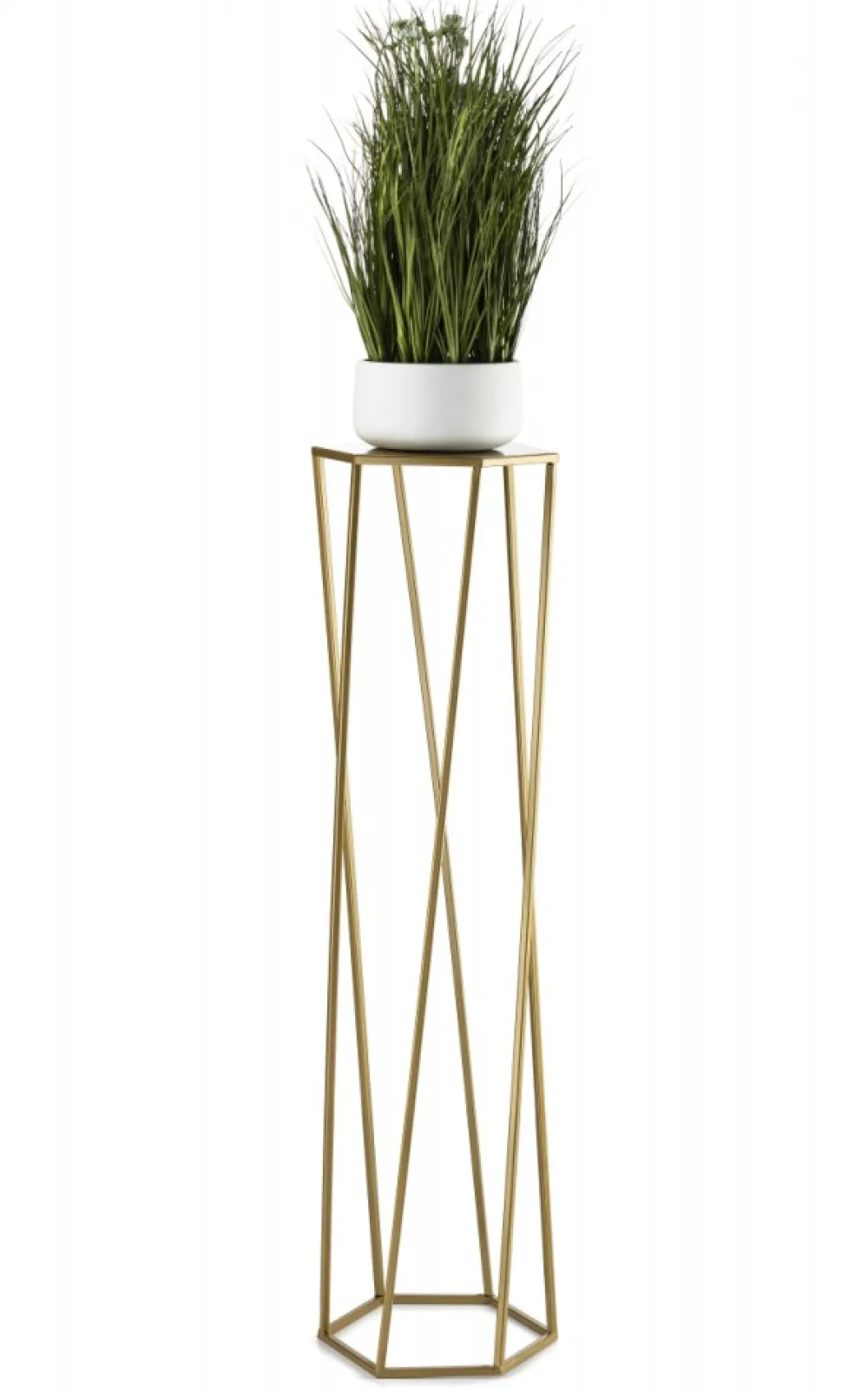 Kwietnik stojak na rośliny złoty 100 cm GLAM * HowHomely Clearance