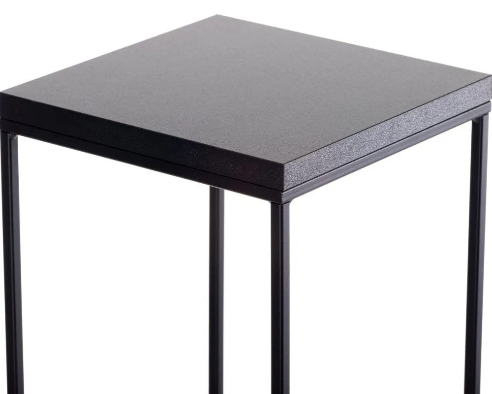 Kwietnik stojący 60 cm BasicLoft czarny * HowHomely Online