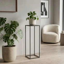 Kwietnik stojący 70 cm grafit * HowHomely