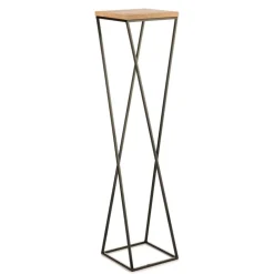 Kwietnik stojący metal 100 cm LOFT Lancelot MDF * HowHomely