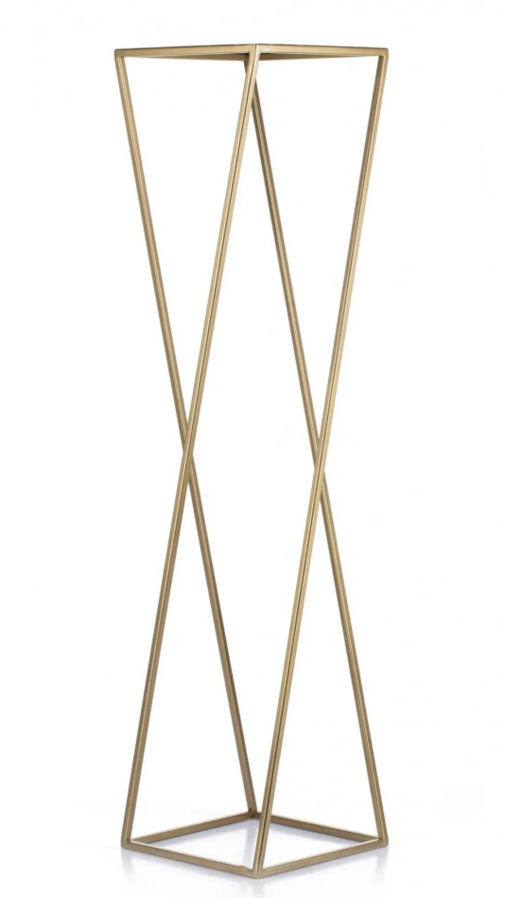 Kwietnik stojący na kwiaty 100 cm złoty GLAM * HowHomely