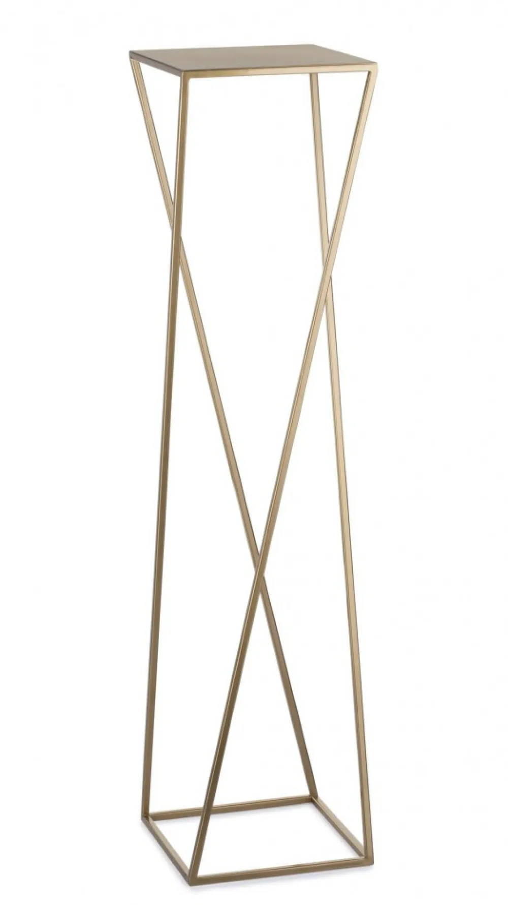 Kwietnik stojący na kwiaty 100 cm złoty GLAM * HowHomely