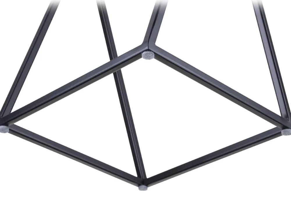 Kwietnik stojący nowoczesny czarny 100 cm LOFT * HowHomely Best