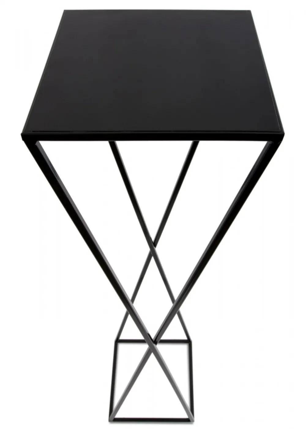 Kwietnik stojący nowoczesny czarny 100 cm LOFT * HowHomely Best