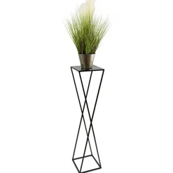 Kwietnik stojący nowoczesny czarny 100 cm LOFT * HowHomely Best