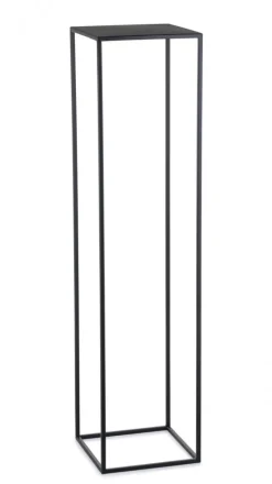 Kwietnik stojący nowoczesny 100 cm czarny LOFT * HowHomely Sale