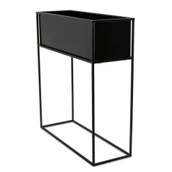 Kwietnik stojący skrzynia czarna 70 cm LOFT * HowHomely Outlet
