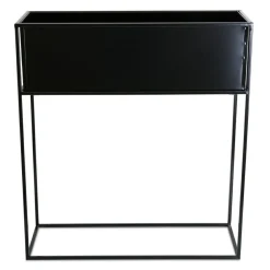 Kwietnik stojący skrzynia czarna 70 cm LOFT * HowHomely Outlet