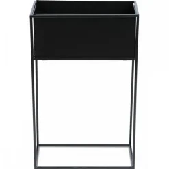 Kwietnik stojący skrzynia czarny 70 cm LOFT * HowHomely Clearance