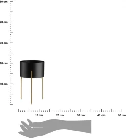 Kwietnik stojący stojak 20 cm metal LOFT * HowHomely Online