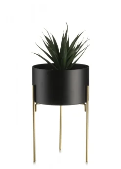 Kwietnik stojący stojak 20 cm metal LOFT * HowHomely Online