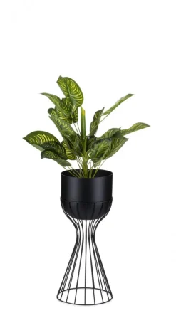 Kwietnik stojący z osłonką 46 cm LOFT metal * HowHomely Sale
