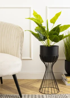 Kwietnik stojący z osłonką 46 cm LOFT metal * HowHomely Sale