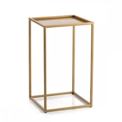 Kwietnik stojący złoty z rantem 40 cm * HowHomely Best