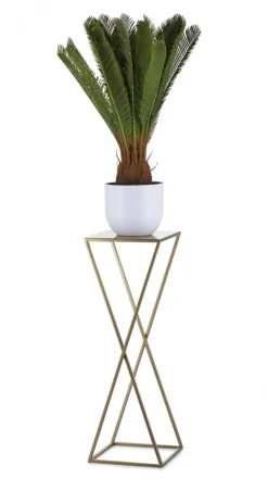 Kwietnik złoty nowoczesny stojak na rośliny 70 cm GLAM * HowHomely Discount