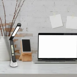 Lampa Biurkowa TORI Biały Czarny 5W LED 30cm Zmienna Barwa