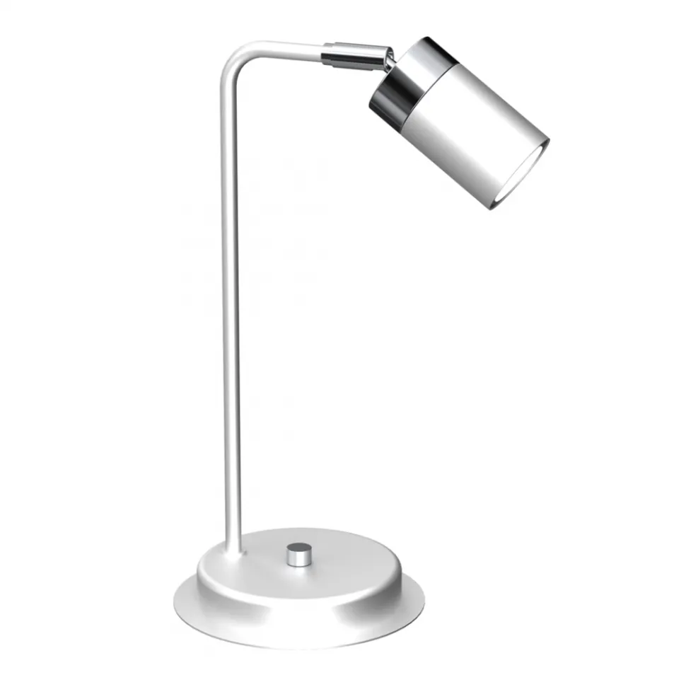 Lampa Nocna JOKER Regulowana Biały Srebrny 1xGU10 36cm
