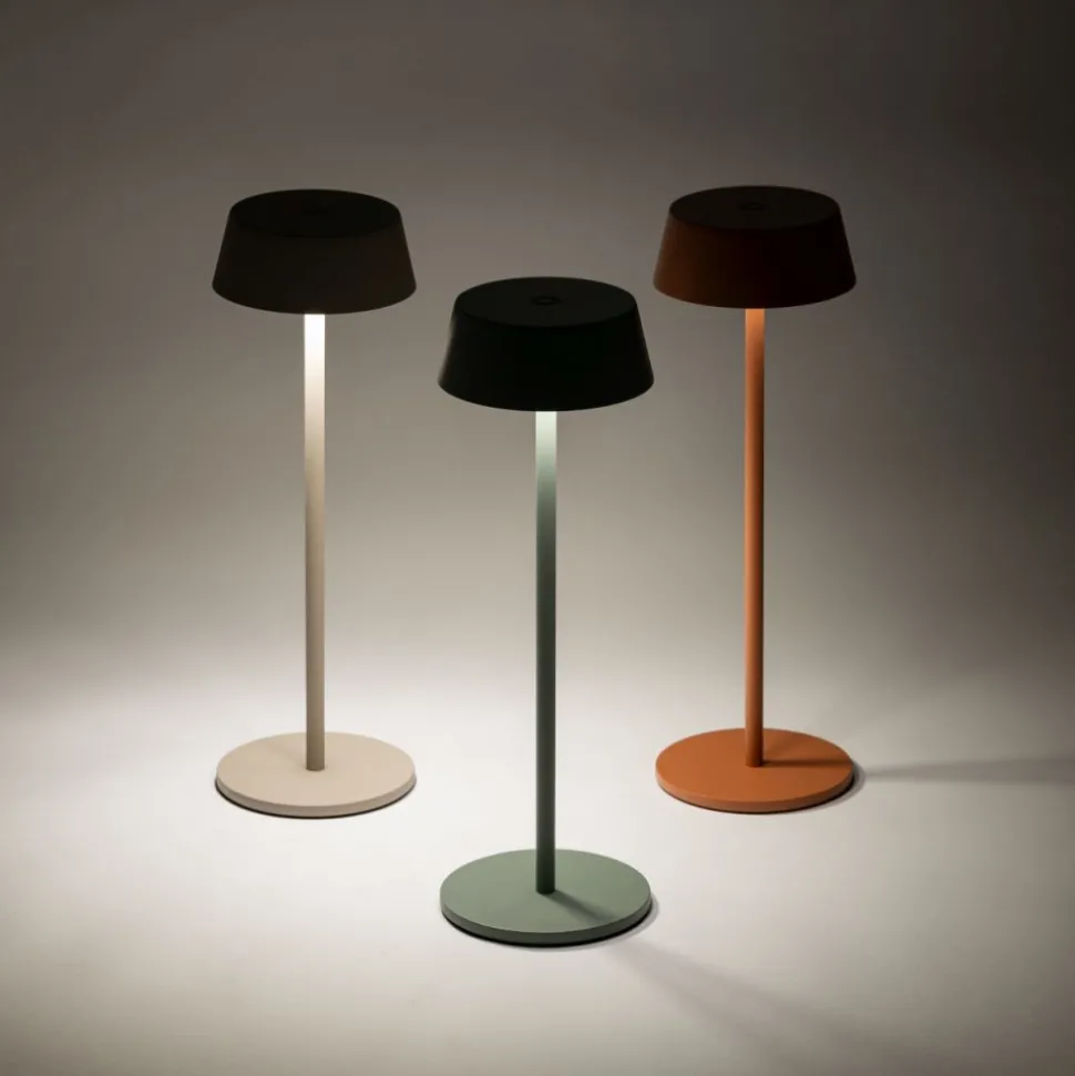 Lampa ogrodowa AMY LED ceglasta