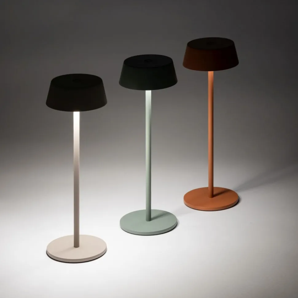 Lampa ogrodowa AMY LED ceglasta