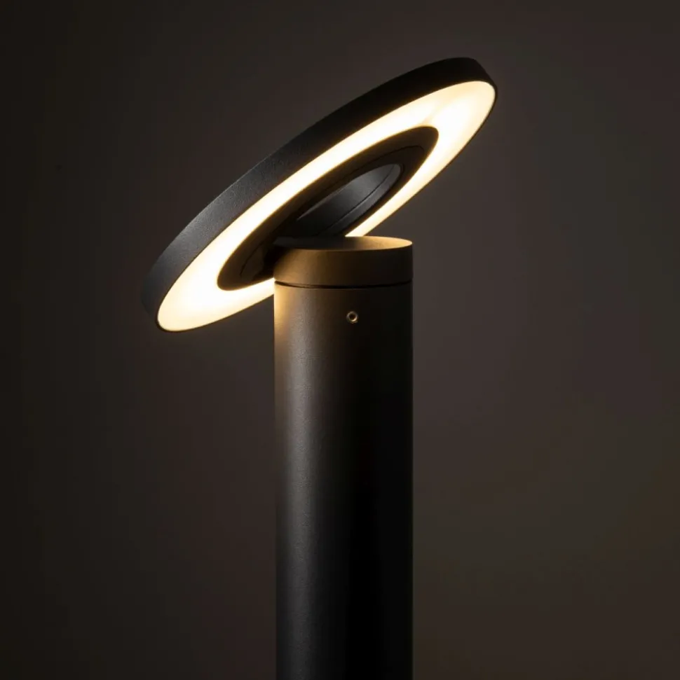 Lampa ogrodowa AXION LED czarna 8W IP65 3000K