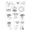 Lampa Ogrodowa NOOK Czarny 1xE27 IP44 Czujnik Ruchu