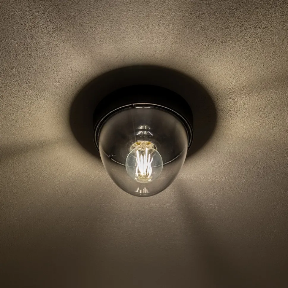 Lampa Ogrodowa NOOK Czarny 1xE27 IP44 Czujnik Ruchu