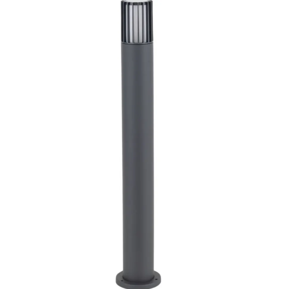 Lampa ogrodowa RIBO szara 1xE27