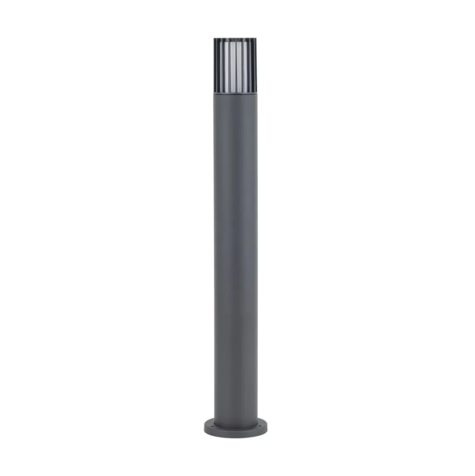 Lampa ogrodowa RIBO szara 1xE27