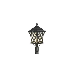 Lampa Ogrodowa TAY Czarny Brązowy 1xE27 IP23 112cm