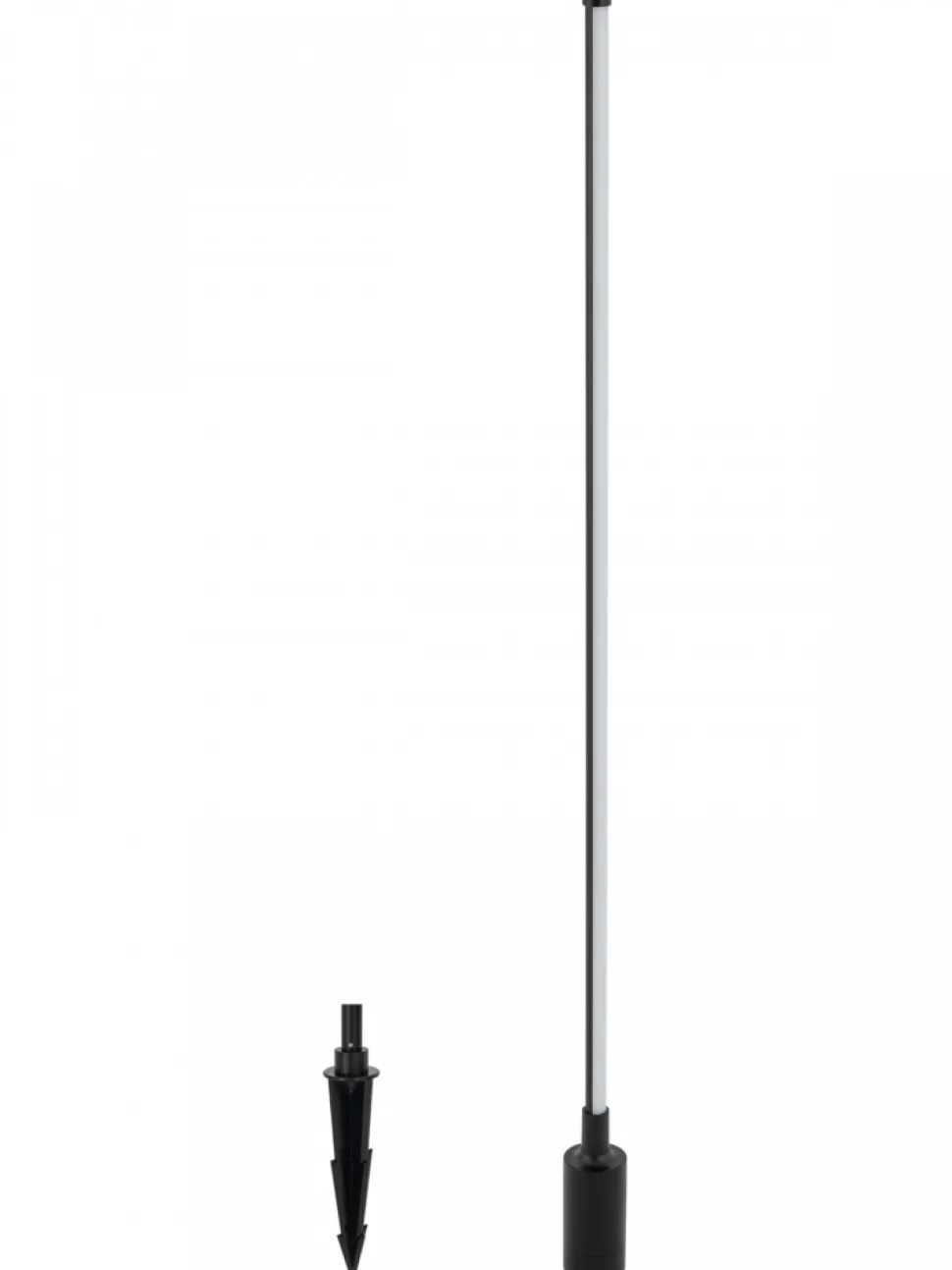 Lampa ogrodowa ZURI LED czarna 12W IP54 3000K