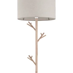 Lampa Podłogowa ALBERO Brązowy Beżowy Abażur 1xE27 170cm