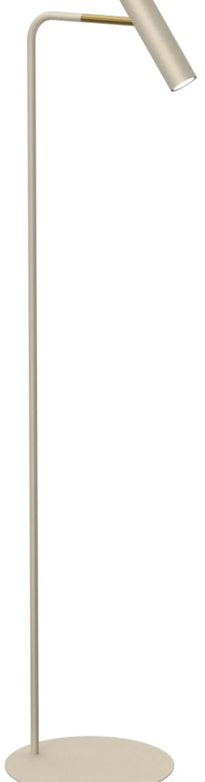 Lampa Podłogowa AXION Beżowy Złoty 1xGU10 159cm
