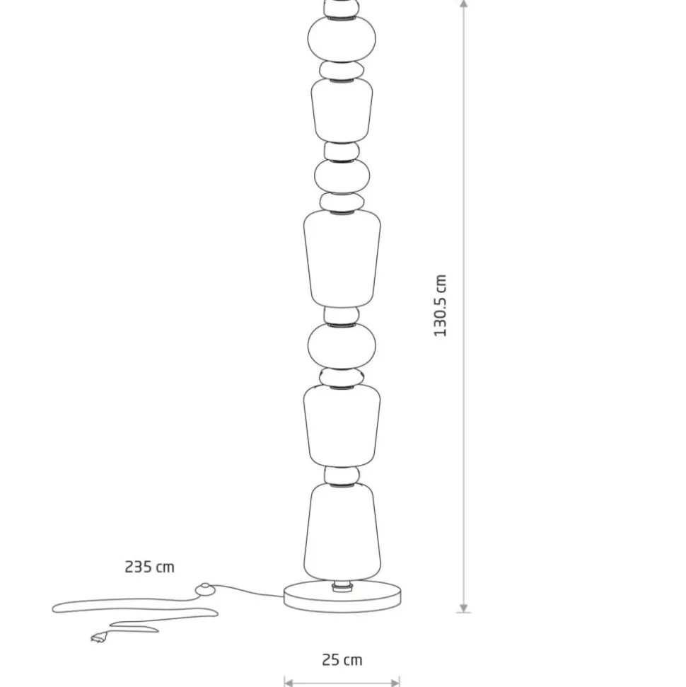 Lampa podłogowa CERAMIC LED 34W 3000K