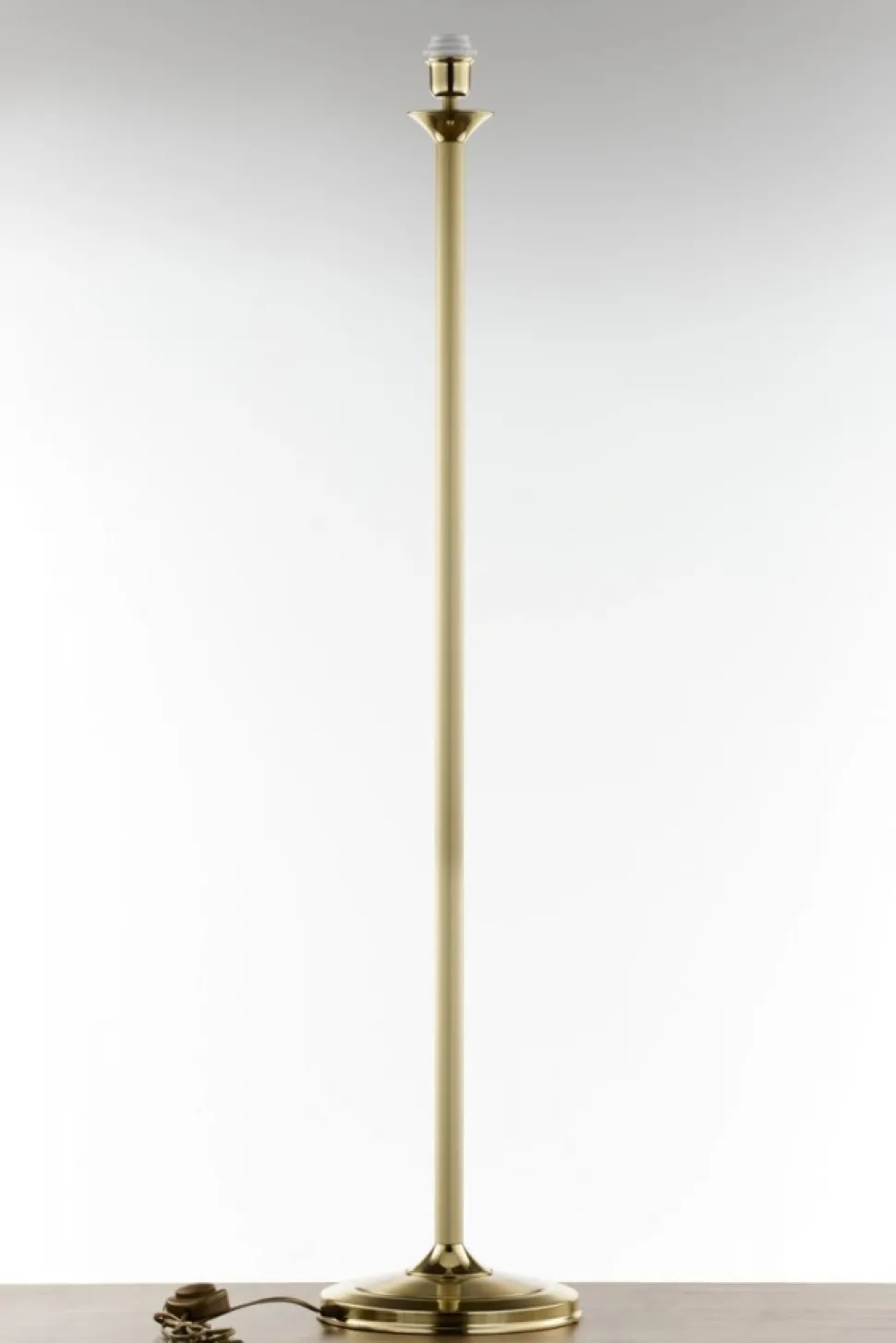 Lampa podłogowa CLASSIC misiądz satynowany 1xE27