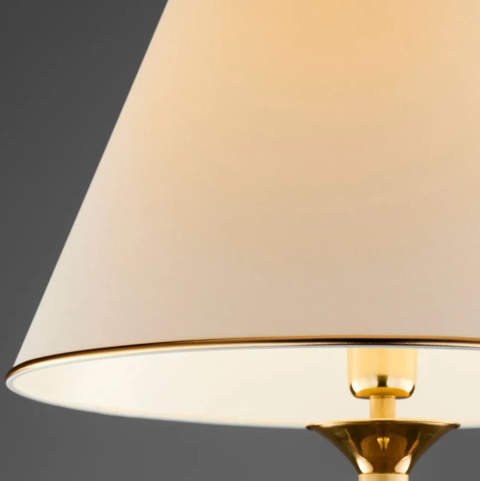Lampa podłogowa CLASSIC misiądz satynowany 1xE27