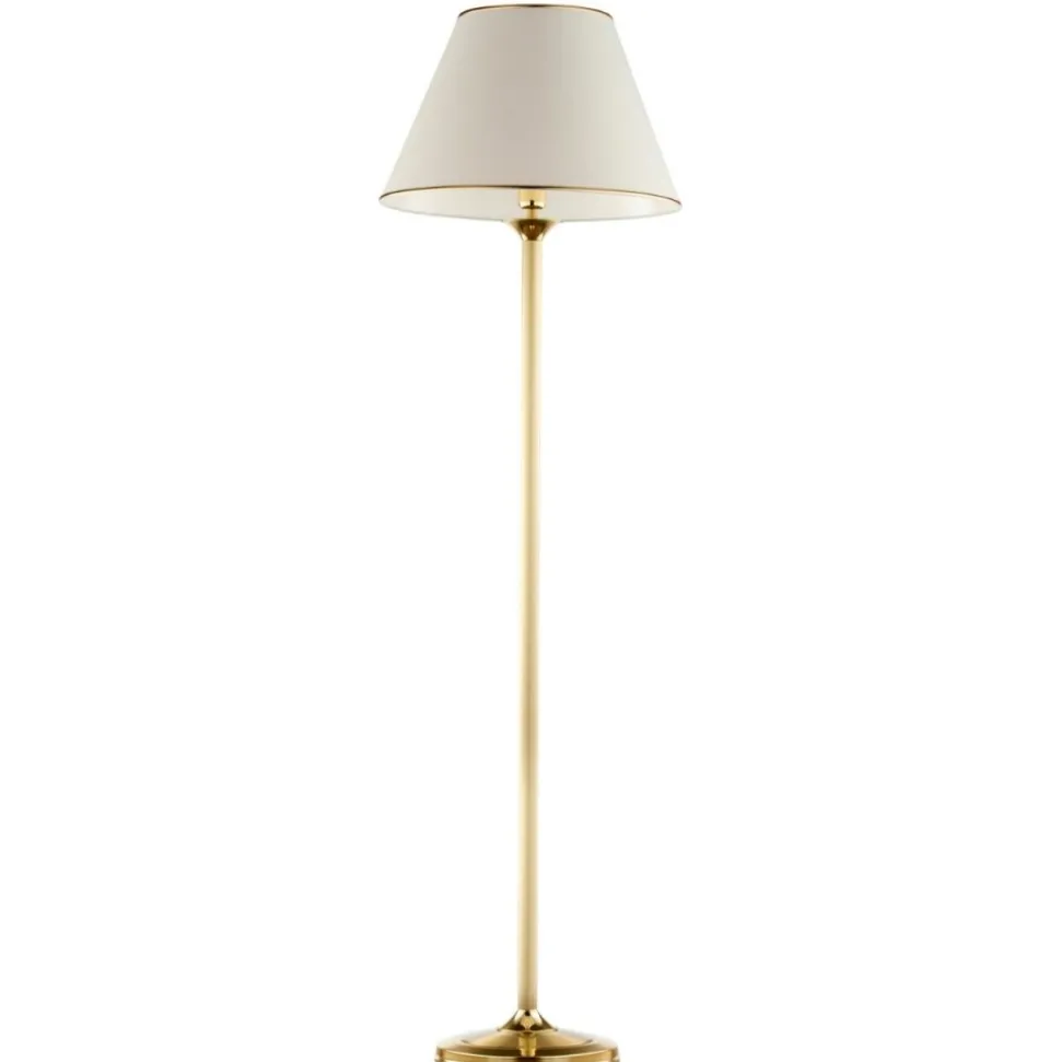 Lampa podłogowa CLASSIC misiądz satynowany 1xE27