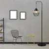 Lampa Podłogowa CLIFF Czarny Metalowy Klosz 1xE27 150cm