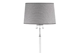 Lampa Podłogowa EGIDA Srebrny Szary Abażur 3xE27 166 cm