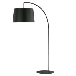 Lampa Podłogowa HANG Czarny Abażur 1xE27 200cm