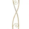 Lampa Podłogowa KOKARDA Złoty Szklany Klosz 2xE14 169cm