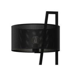 Lampa Podłogowa LOFT SHADE Czarny Klosz z Tworzywa 1xE27 150cm